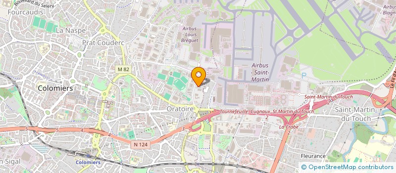 localisation de l'entreprise OVALED à COLOMIERS