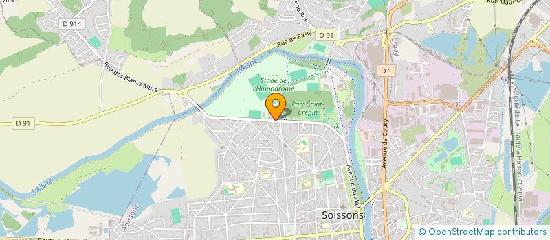 localisation de l'entreprise OVALEK à SOISSONS