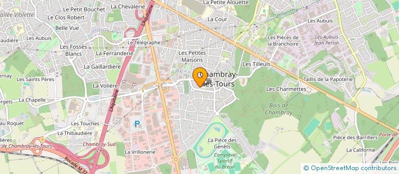 localisation de l'entreprise OVALIE 17  CHAMBRAY-LES-TOURS