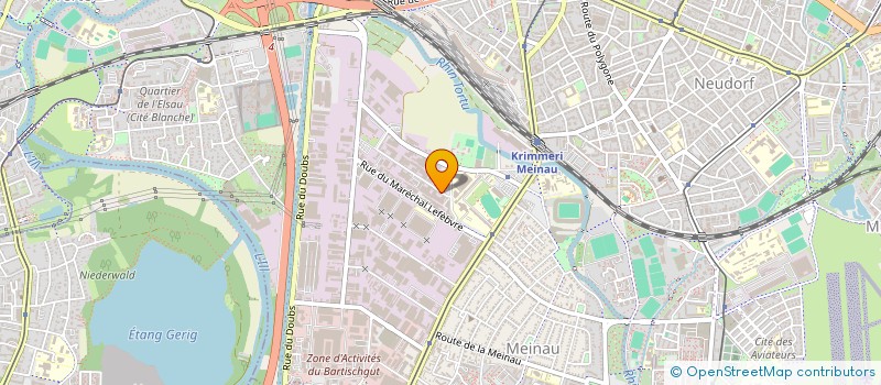 localisation de l'entreprise OVALIE à STRASBOURG