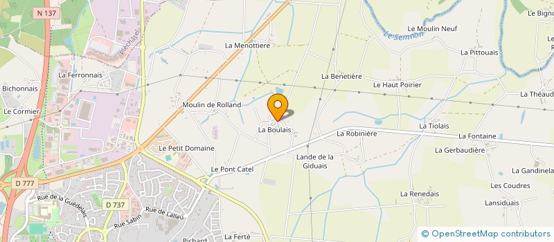 localisation de l'entreprise OVALIE  BAIN-DE-BRETAGNE