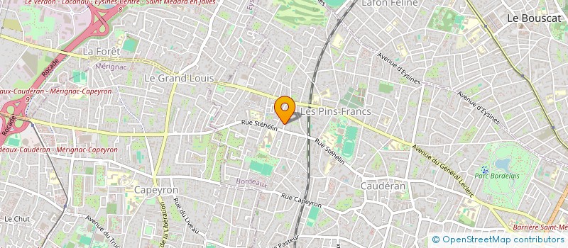 localisation de l'entreprise OVALIE  BORDEAUX