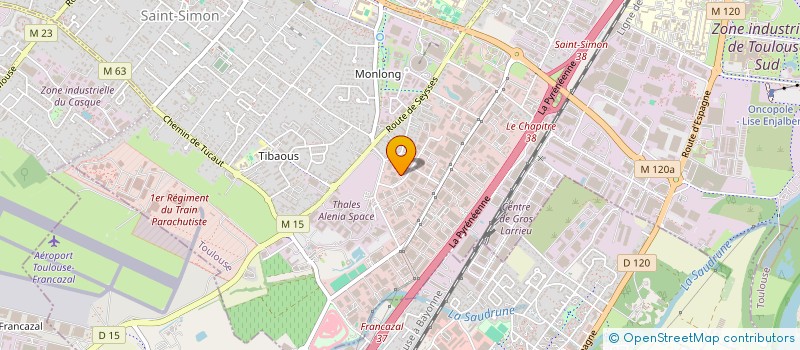 localisation de l'entreprise OVALIE BTIMENT à TOULOUSE