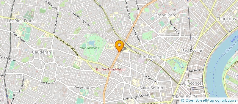 localisation de l'entreprise OVALIE CLUB AQUITAINE à BORDEAUX