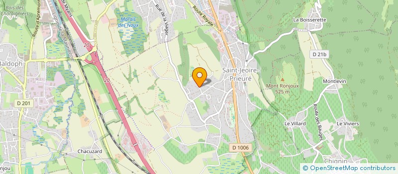 localisation de l'entreprise OVALIE DISTRIBUTION  SAINT-JEOIRE-PRIEURE