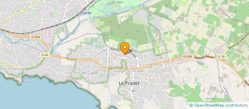 localisation de l'entreprise OVALIE PRADETANNE à LE PRADET