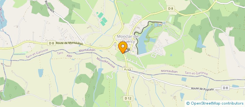 localisation de l'entreprise OVALIE PROD  MONCLAR-DE-QUERCY