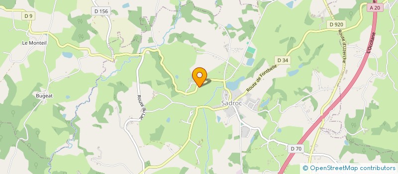 localisation de l'entreprise OVALIS  USSAC