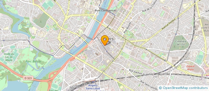localisation de l'entreprise OVALIS à ANGERS