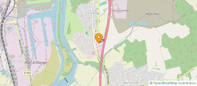 localisation de l'entreprise OVALIS CONTROLE  ILLANGE