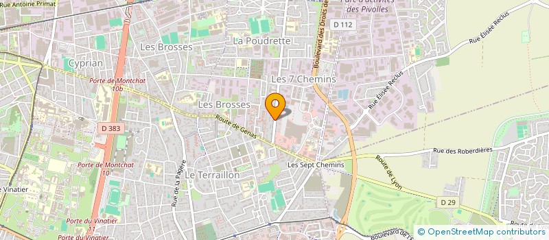 localisation de l'entreprise OVALYE  VAULX-EN-VELIN