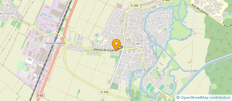 localisation de l'entreprise OVALYS 22  ERSTEIN