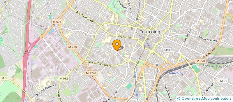 localisation de l'entreprise OVALYS à TOURCOING