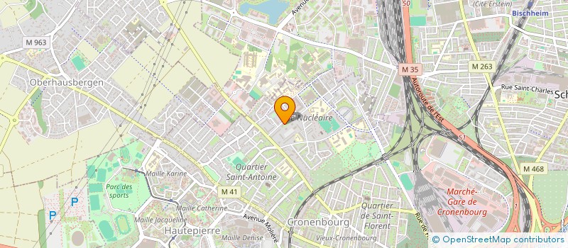 localisation de l'entreprise OVAM à STRASBOURG