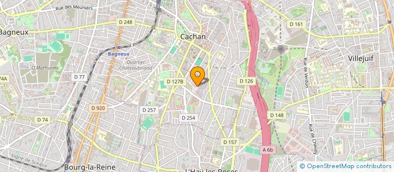 localisation de l'entreprise OVANATION  CACHAN