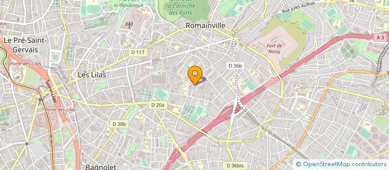 localisation de l'entreprise OVANDZIA CONSULTING à BAGNOLET