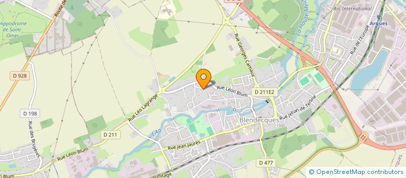 localisation de l'entreprise OVARQUOIS  BLENDECQUES