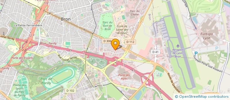localisation de l'entreprise OVARRO SAS à BRON