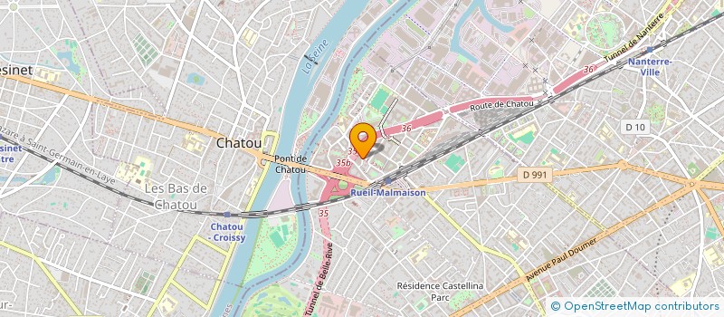 localisation de l'entreprise OVATA 2000 à RUEIL-MALMAISON