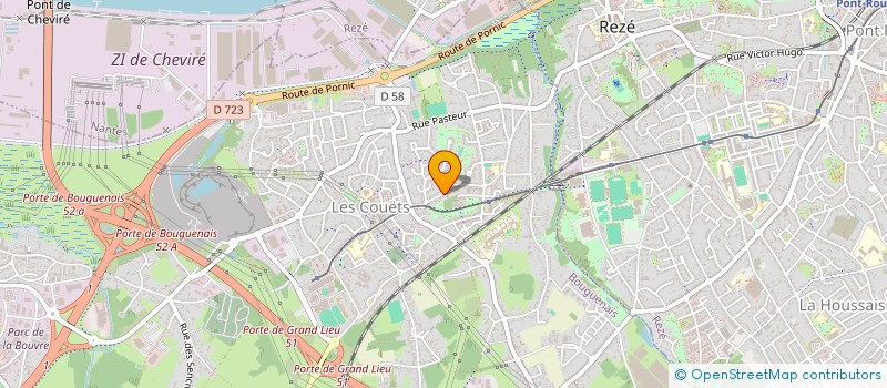 localisation de l'entreprise OVATA à BOUGUENAIS