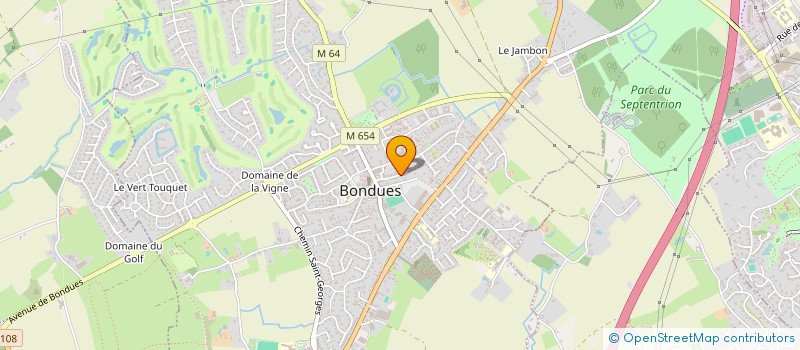 localisation de l'entreprise OVATION à BONDUES