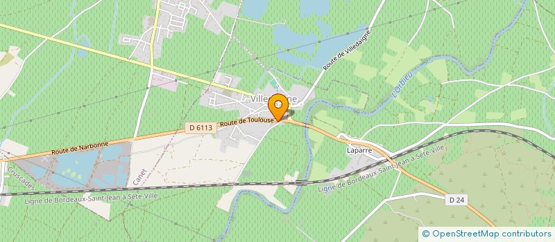 localisation de l'entreprise OVATION  LEZIGNAN-CORBIERES