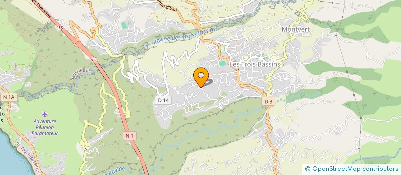 localisation de l'entreprise OVATION974 à LES TROIS-BASSINS