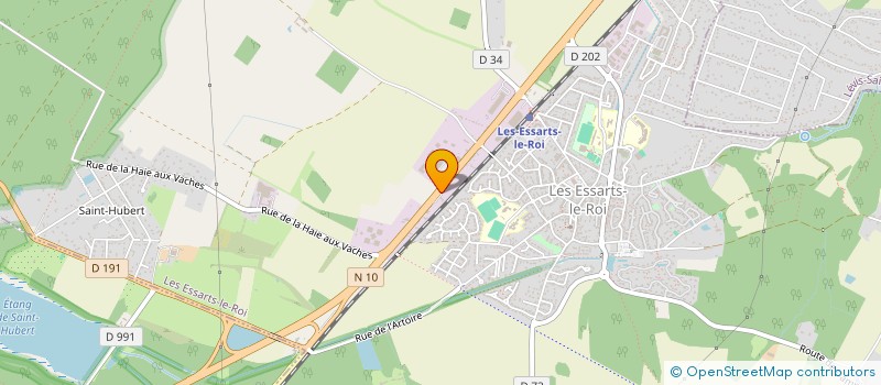 localisation de l'entreprise OVAX  LES ESSARTS-LE-ROI