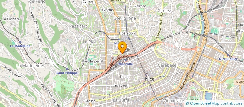 localisation de l'entreprise OVB ASSURANCE SAS à NICE