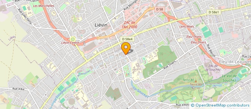 localisation de l'entreprise OVCM IMMO  LIEVIN