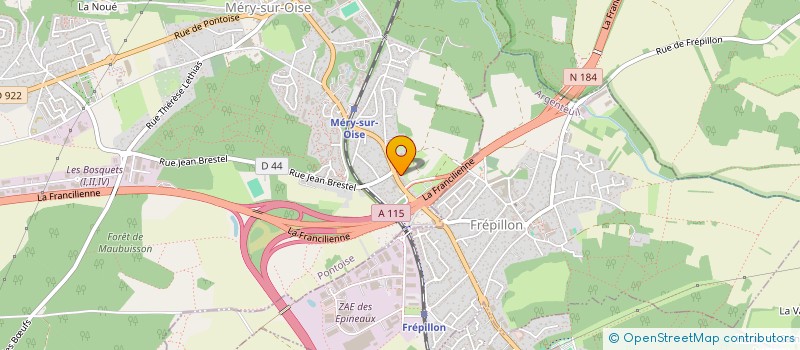 localisation de l'entreprise OVDT  MERY-SUR-OISE