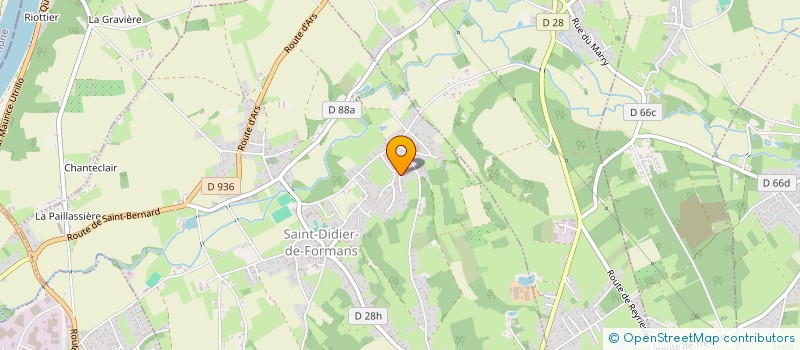 localisation de l'entreprise OVE GROUPE  SAINT-DIDIER-DE-FORMANS