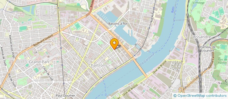 localisation de l'entreprise OVELIA 33 à BORDEAUX