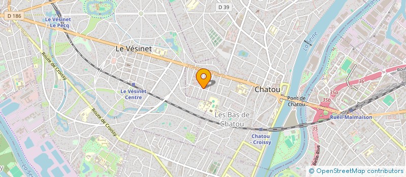localisation de l'entreprise OVELIA 78 à CHATOU