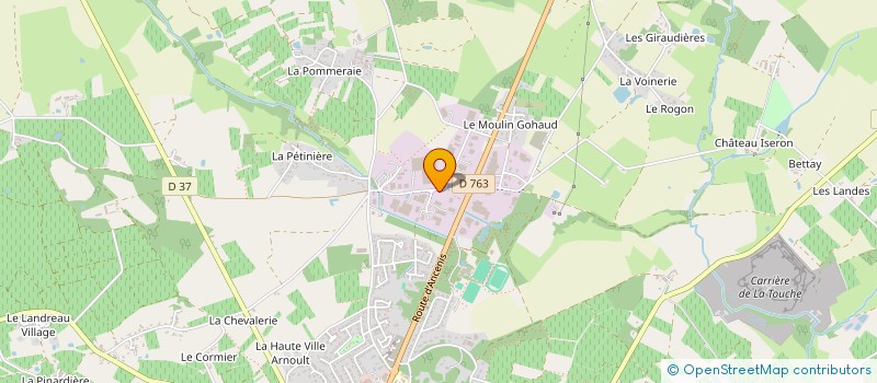 localisation de l'entreprise OVELIA à VALLET