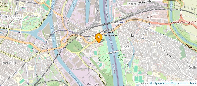 localisation de l'entreprise OVELIA NORD EST à STRASBOURG