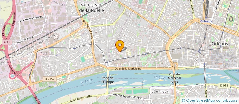 localisation de l'entreprise OVEN PIZZA à ORLEANS