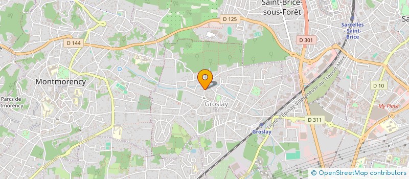 localisation de l'entreprise OVENERGIE  GROSLAY