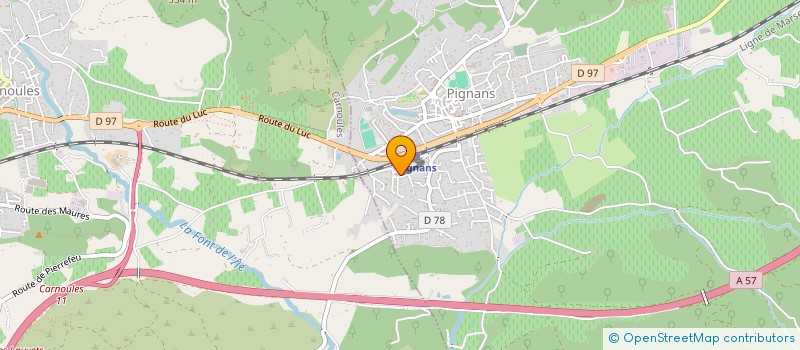 localisation de l'entreprise OVENS F&G  PIGNANS