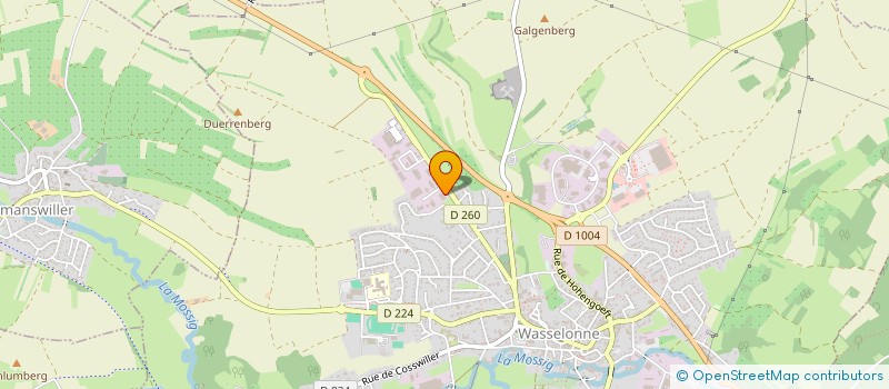 localisation de l'entreprise OVENTROP à WASSELONNE