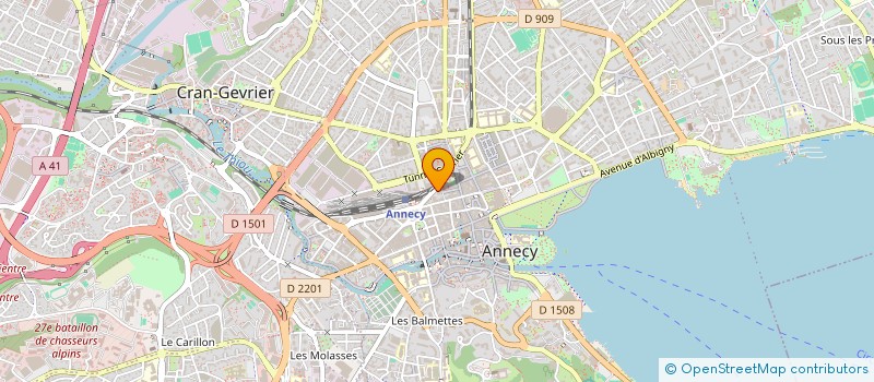 localisation de l'entreprise OVEO AVOCAT à ANNECY