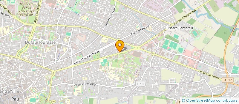 localisation de l'entreprise OVEPRINASA à PAU
