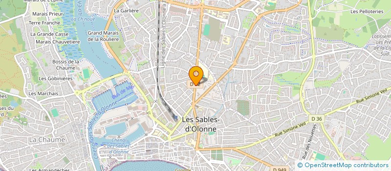 localisation de l'entreprise OVER à LES SABLES D'OLONNE