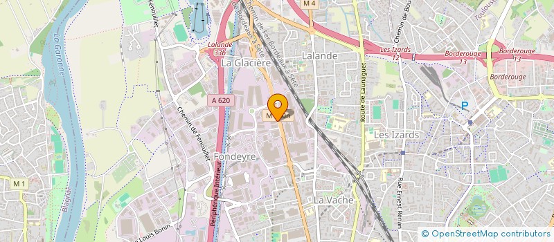 localisation de l'entreprise OVER AND ABOVE à TOULOUSE