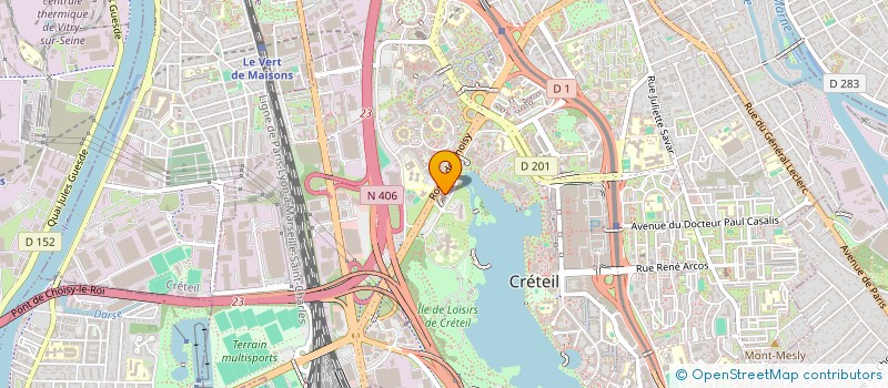 localisation de l'entreprise OVER CLEAN  CRETEIL