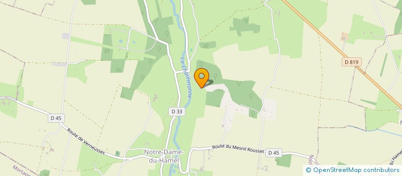 localisation de l'entreprise OVER DARK  NOTRE-DAME-DU-HAMEL