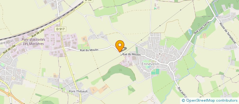 localisation de l'entreprise OVER DISTRIBUTION à ENNEVELIN