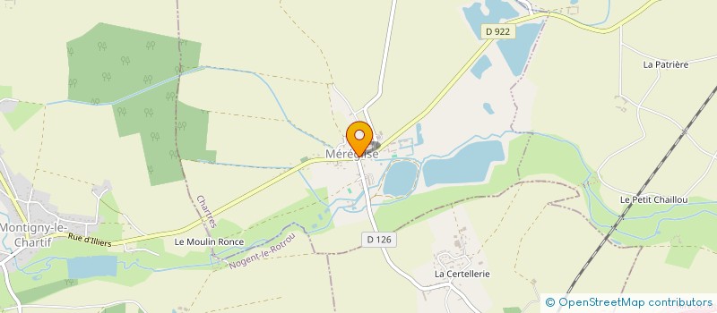 localisation de l'entreprise OVER DRIVE à MEREGLISE