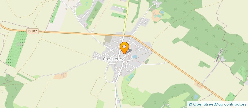 localisation de l'entreprise OVER EASY à CRESPIERES