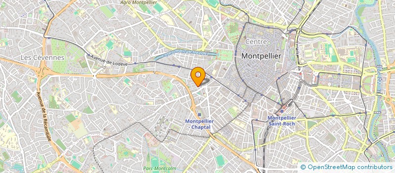 localisation de l'entreprise OVER SCENE à MONTPELLIER